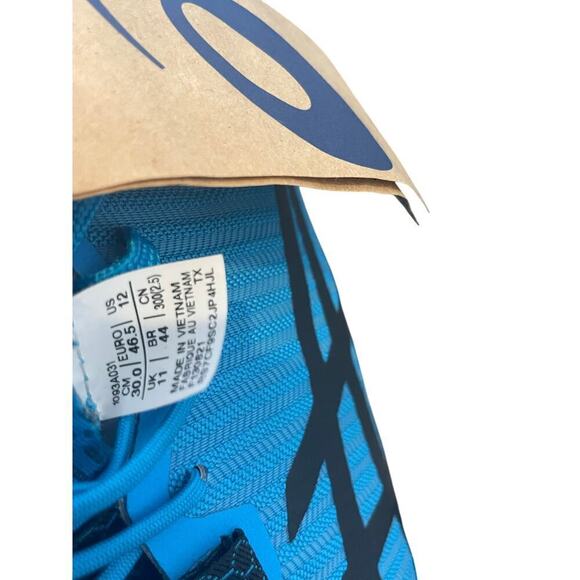 ASICS SONIC-SPRINT SHOES TRACK FIELD‎ SPIKES ElLITE 2 SZ 12 DIGITAL AQUA BLUE main image 16